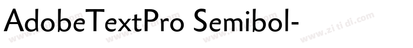 AdobeTextPro Semibol字体转换